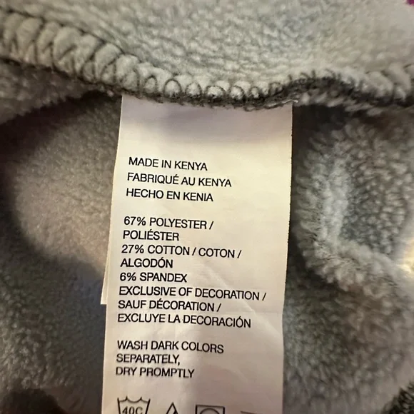 Izod Gray Zip Up Sweater - Picture 6 of 7